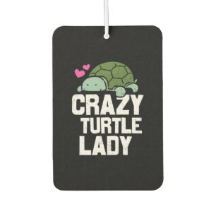 Turtle Lover   Crazy Turtle Lady Car Air Freshener