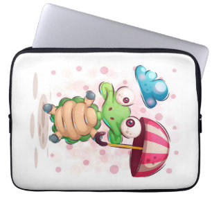 Turtle Lover Cute Sea Turtle Laptop Sleeve