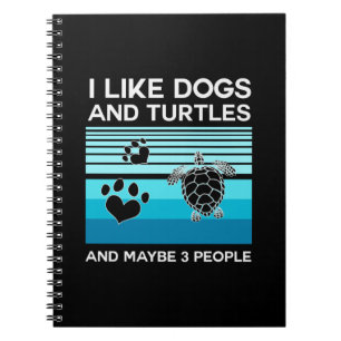 Turtle Lover   I Like Dogs And Turtles Notebook