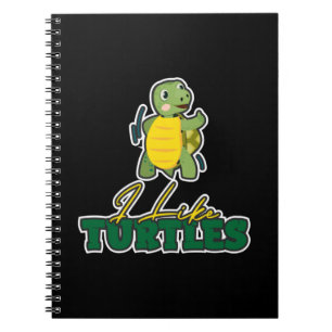 Turtle Lover I Like Turtles Notebook