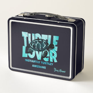 Turtle Lover: Instantly Turtley Awesome Metal Lunch Box