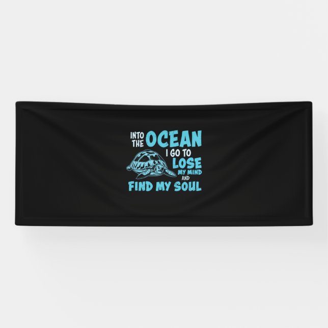 Turtle Lover | Into The Ocean Banner (Horizontal)