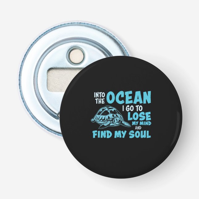 Turtle Lover | Into The Ocean Bottle Opener (Front)