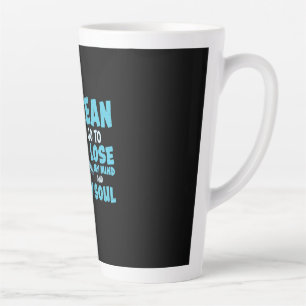 Turtle Lover Into The Ocean Latte Mug