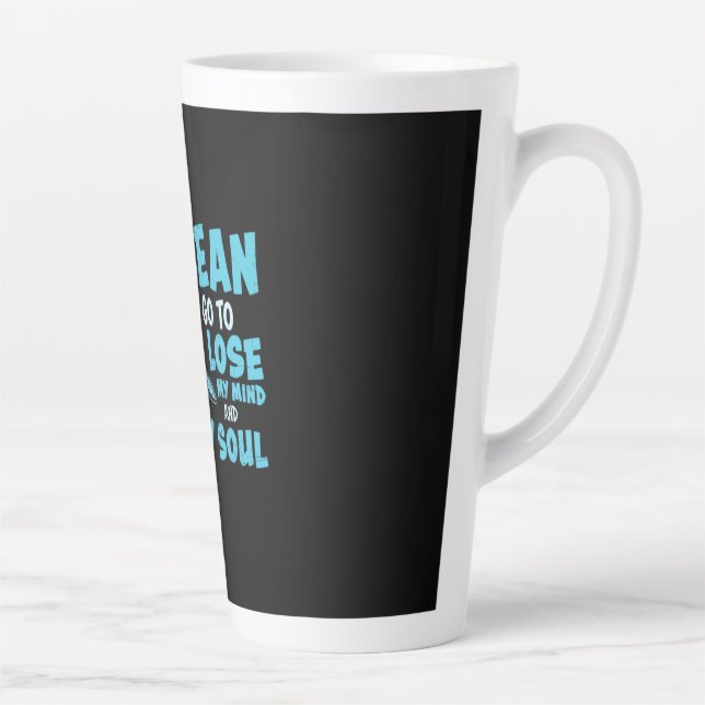 Turtle Lover | Into The Ocean Latte Mug (Right)