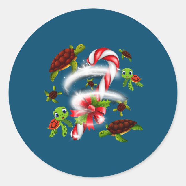 Turtle Lover | Just A Girl Who Loves Turtles Classic Round Sticker (Front)