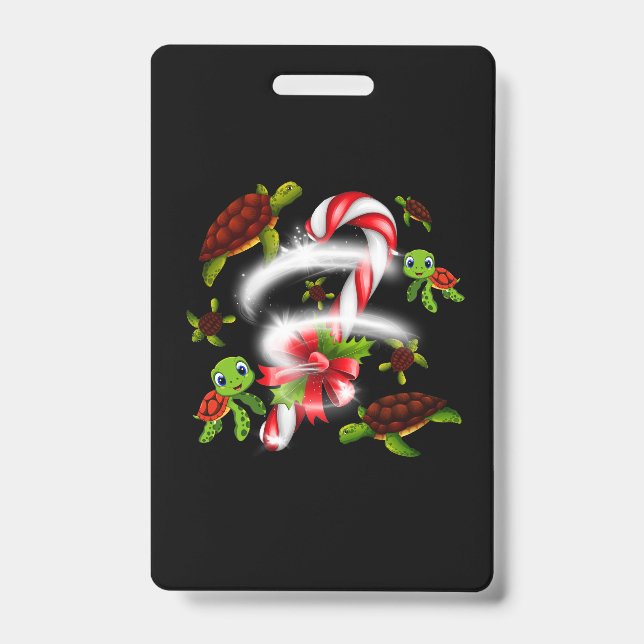 Turtle Lover | Just A Girl Who Loves Turtles ID Badge (Front)