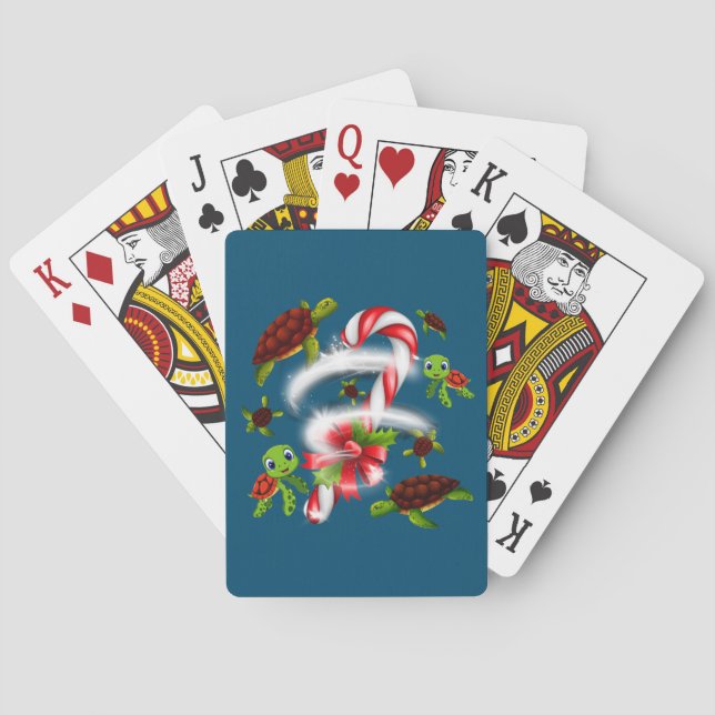 Turtle Lover | Just A Girl Who Loves Turtles Playing Cards (Back)