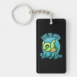 Turtle Lover Life Is Good With A Turtle Key Ring