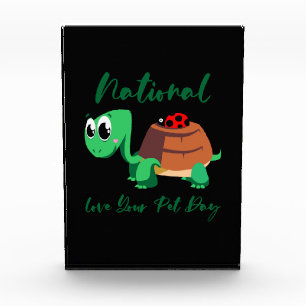 Turtle Lover National Love Your Turtle Photo Block