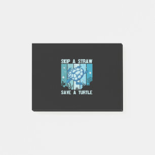 Turtle Lover Save A Turtle Post-it Notes