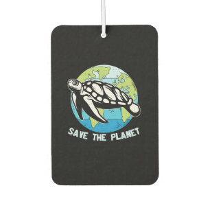 Turtle Lover Save The Planet Car Air Freshener