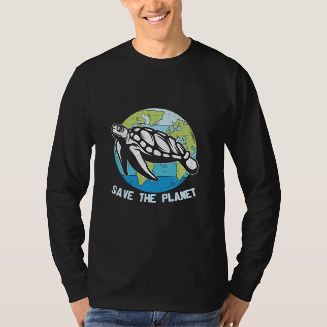 Turtle Lover | Save The Planet T-Shirt (Front)