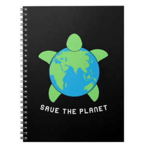 Turtle Lover Save The Turtle Planet Notebook