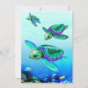 Turtle Lover Sea Turtles Dance Save The Date