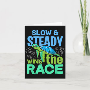 Turtle Lover Slow And Steady Wins The Race Card