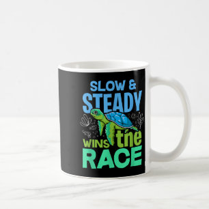 Turtle Lover Slow And Steady Wins The Race Coffee Mug