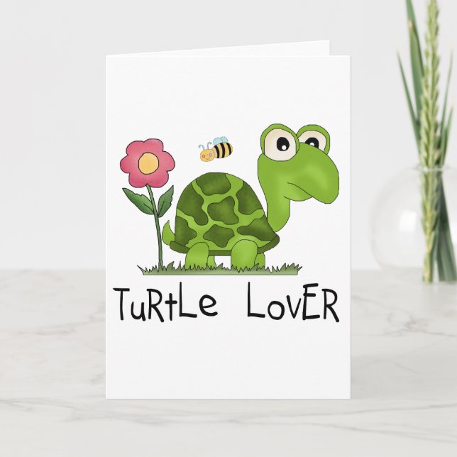 Turtle Lover Tshirts and Gifts Card (Front)