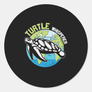 Turtle Lover   Turtle Whisperer Classic Round Sticker