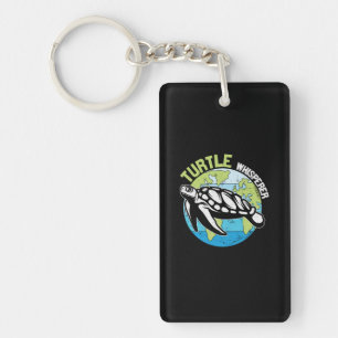 Turtle Lover Turtle Whisperer Key Ring