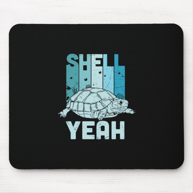 Turtle Lover | Turtle Yeah Mouse Pad (Front)