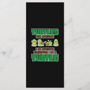 Turtle Lover Turtles Are Awesome Menu