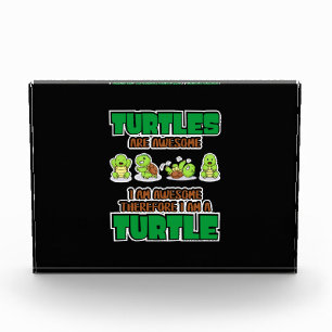 Turtle Lover Turtles Are Awesome Photo Block