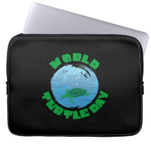Turtle Lover World Turtle Day Laptop Sleeve