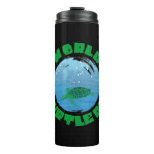 Turtle Lover World Turtle Day Thermal Tumbler