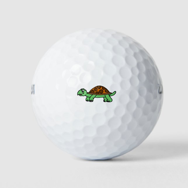 Turtle Lustig Golf Balls (Front)