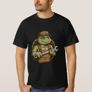 Turtle Mechanic - Slow Precise Garage Wrench Tee