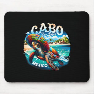 Turtle Mexico Cabo San Lucas Mexico Family Vacatio Mouse Pad