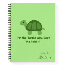 Turtle Motivation Spiral Sketchbook
