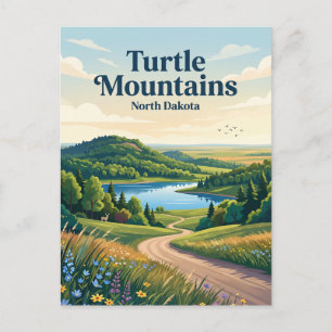 Turtle Mountains, North Dakota Postcard