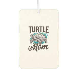 Turtle Mum Vintage Engraving Vector Design_1 Car Air Freshener