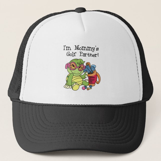 Turtle Mummy's Golf Partner Trucker Hat (Front)