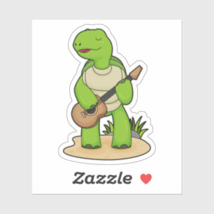 Turtle Musician Guitar Music