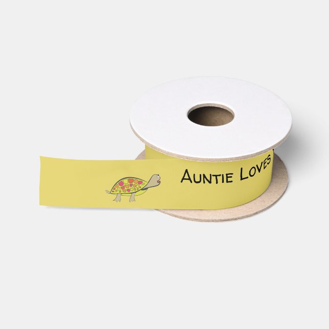 Turtle (Nature Scene) Satin Ribbon (Spool)
