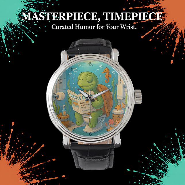 Turtle on Toilet Reading Watch (Creator Uploaded)