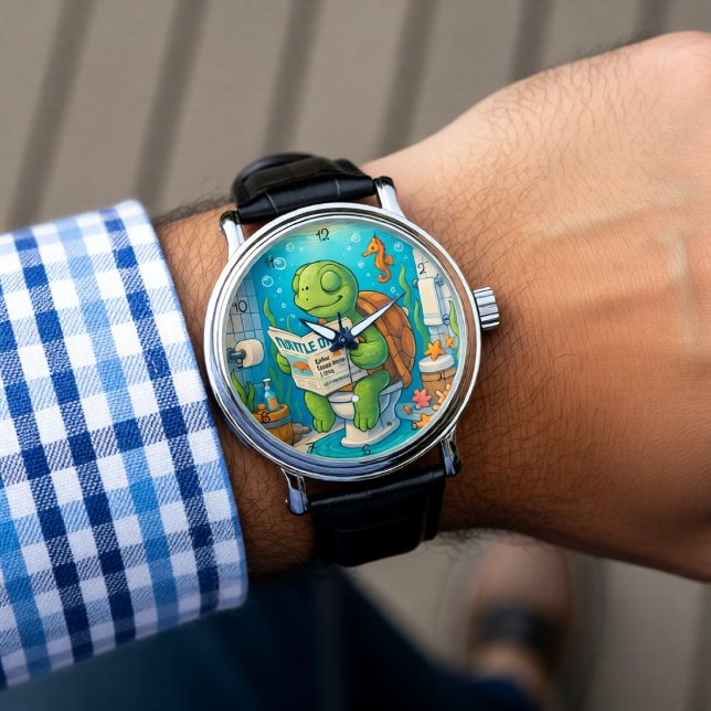 Turtle on Toilet Reading Watch (Creator Uploaded)