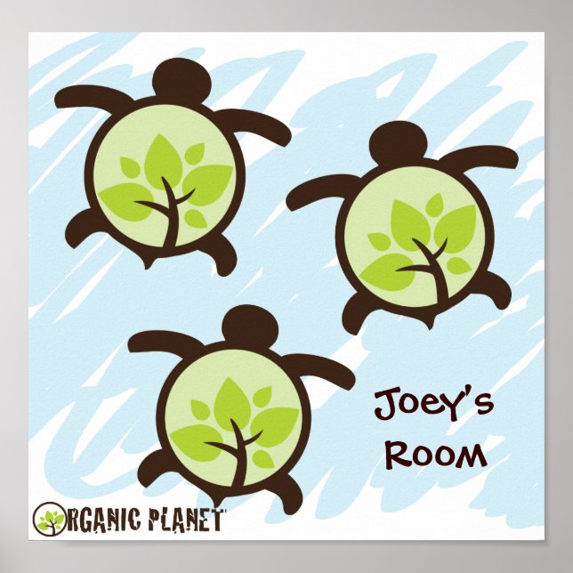 Turtle Organic Planet Custom Posters (Front)