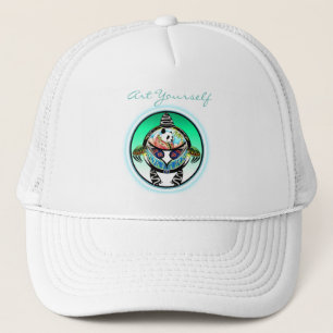 Turtle Panda Trucker Hat
