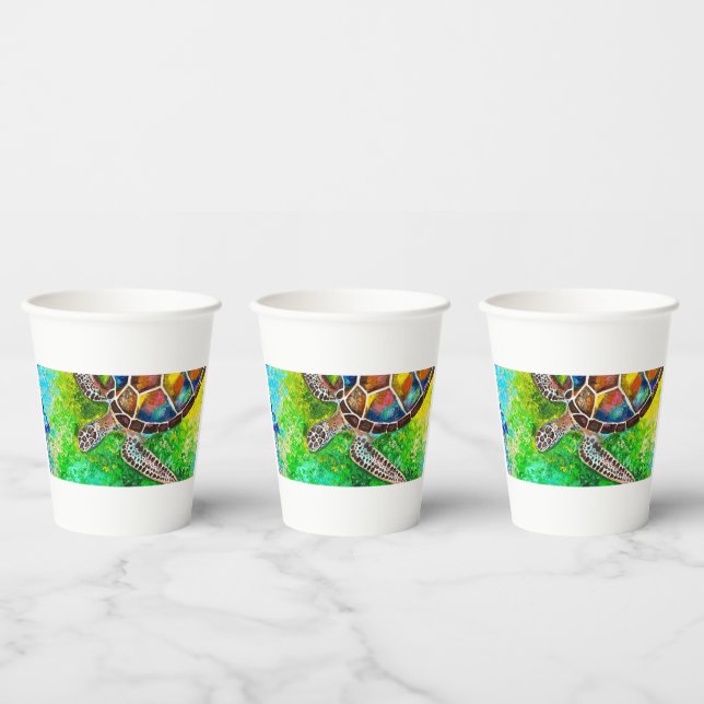 Turtle Paper Cups (Multi)