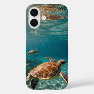 Turtle Parade iPhone 16 Case