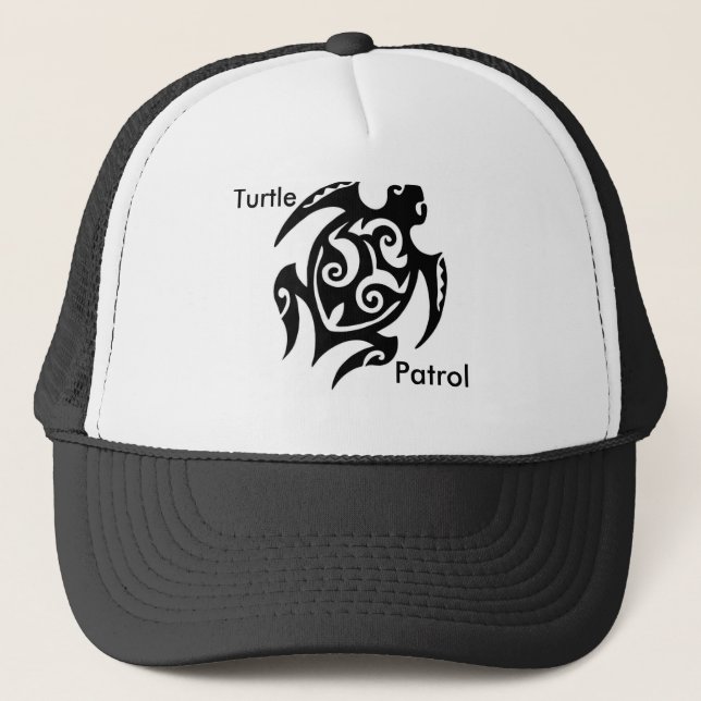 Turtle Patrol trucker hat (Front)