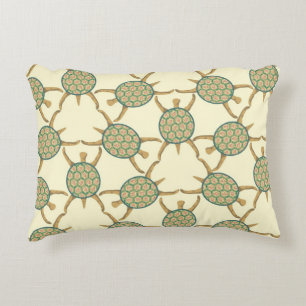 Turtle pattern decorative cushion
