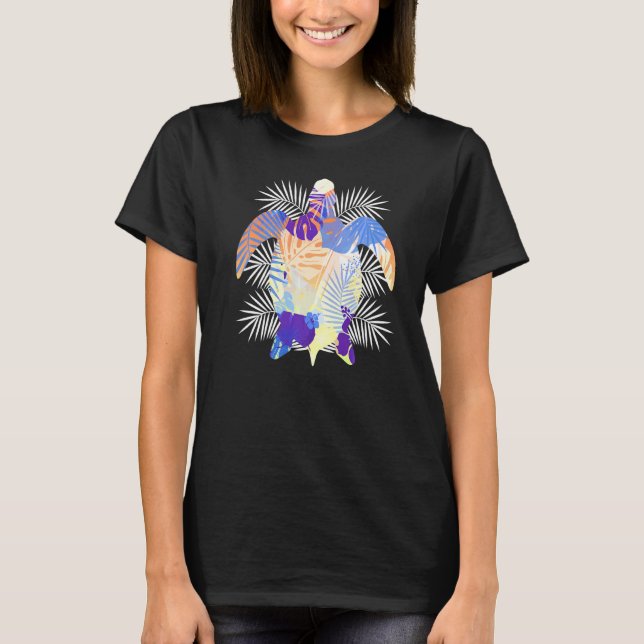 Turtle Pattern Mandala Women  2 T-Shirt (Front)