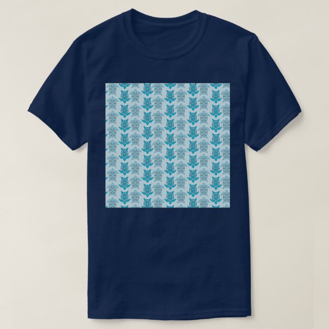 turtle pattern stickers turtley awesome sea turtle T-Shirt (Design Front)