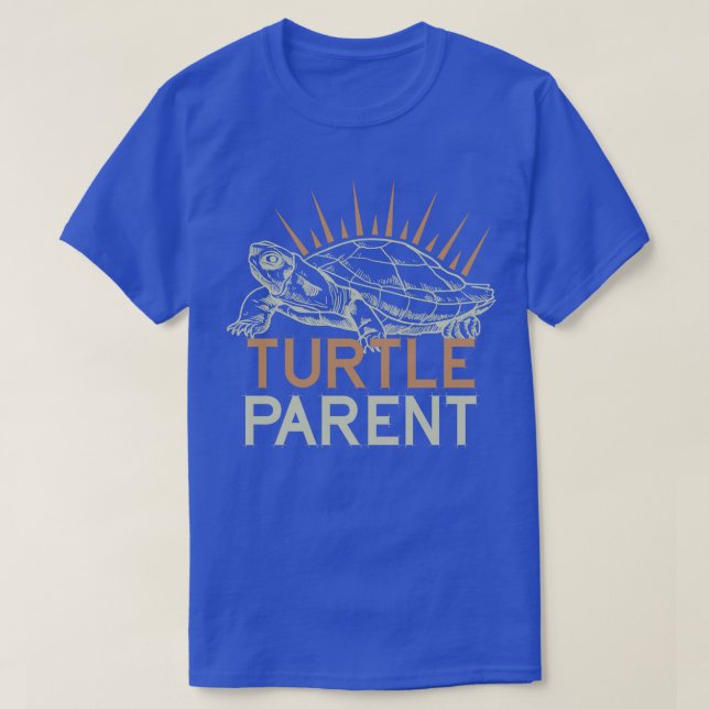 Turtle Pet Lover Gift Animal Parents Turtle T-Shirt (Design Front)