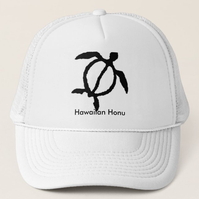 Turtle petroglyph  trucker hat (Front)
